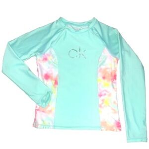 Calvin Klein rash guard(top only), girls sz Lg( 12-14)